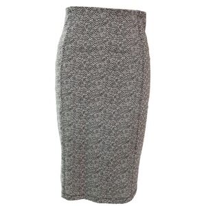 Liverpool Black White Chevron Stretch Pencil‎ Skirt Women's Size 6